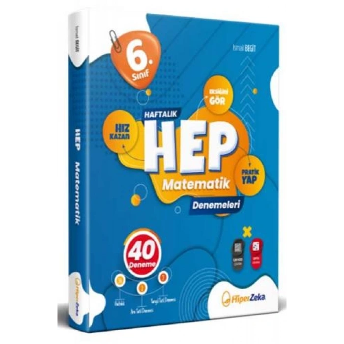 Hiper 6 Hep Matematik Haftalık Deneme Fasikülleri