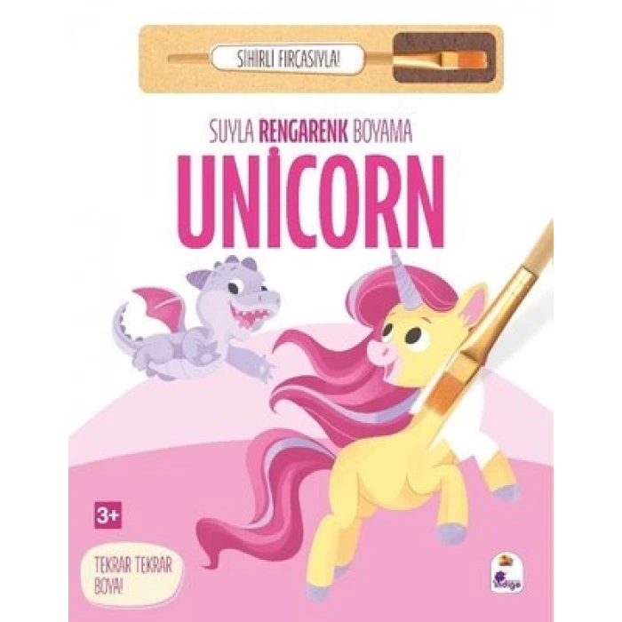 Suyla Rengarenk Boyama – Unicorn (Sihirli Fırçasıyla)
