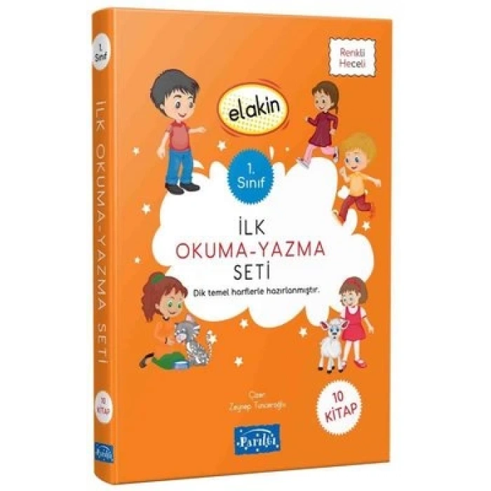Elakin İlk Okuma Yazma Seti - 10 Kitap Takım