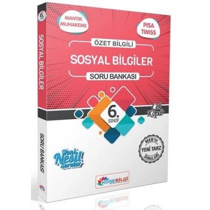 6. Sınıf Sosyal Bilgiler Özet Bilgili Soru Bankası
