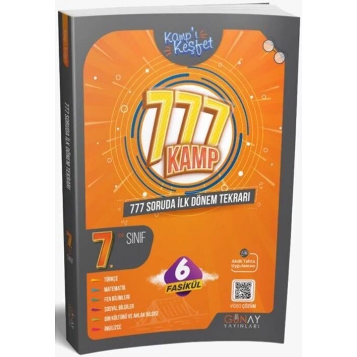 7. Sınıf Keşfet Kamp İlk Dönem