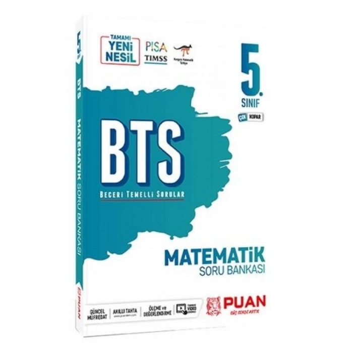 5. Sınıf Matematik BTS Beceri Temelli Soru Bankası Puan Yayınları