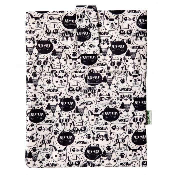 Karakedi-Cepli Kitap Kılıfı