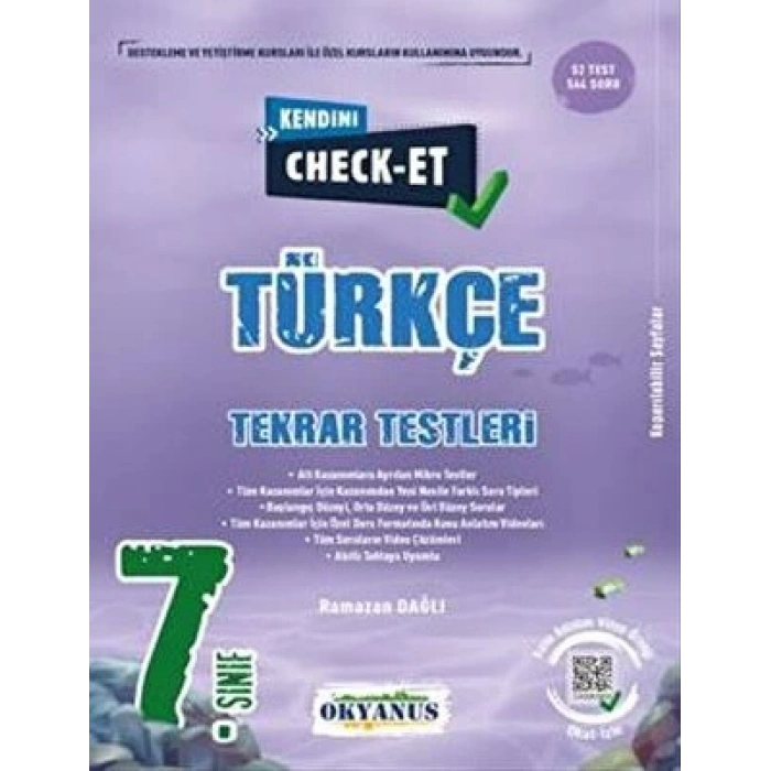 7. Sınıf  Türkçe Checket