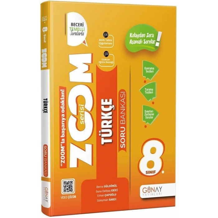 8. Sınıf LGS Türkçe Yeni Zoom Soru Bankası