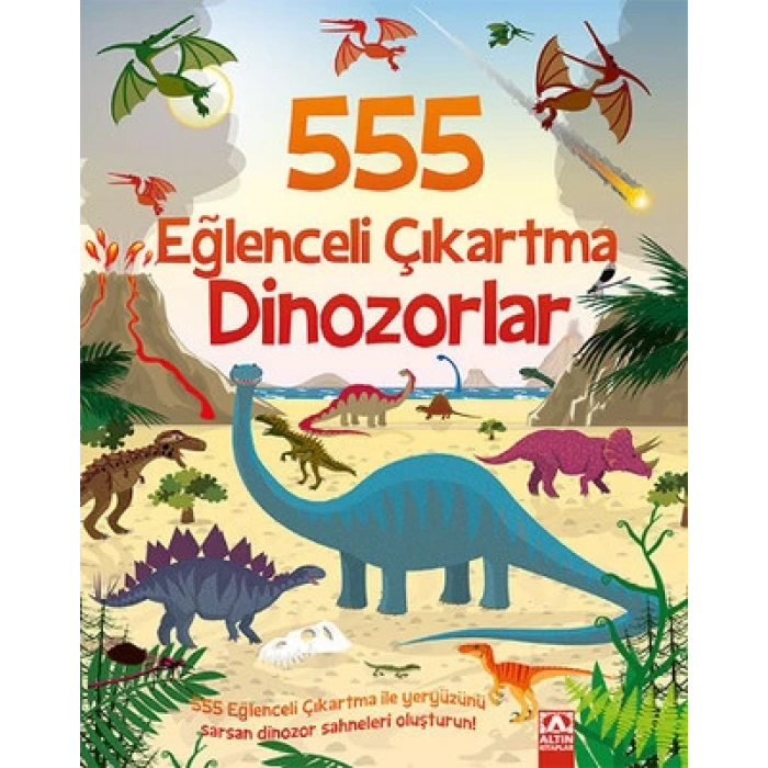 555 Eğlenceli Çıkartma - Dinozorlar