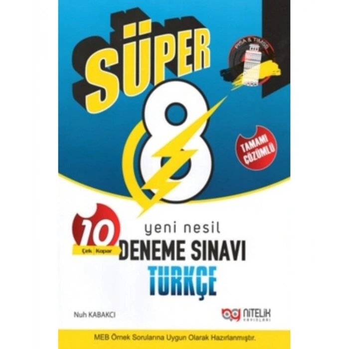 8. Sınıf LGS Süper Türkçe Yeni Nesil Deneme Sınavı