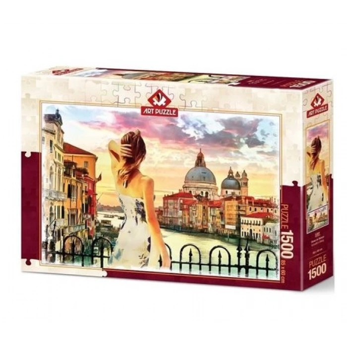 Venedike Bakış 1500 Parça Puzzle
