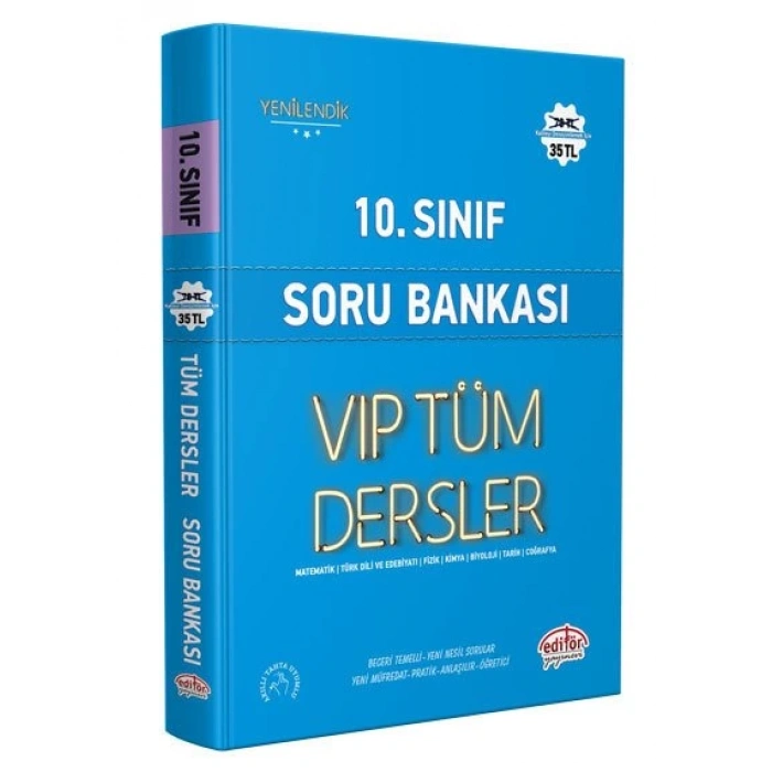 10. Sınıf VIP Tüm Dersler Soru Bankası
