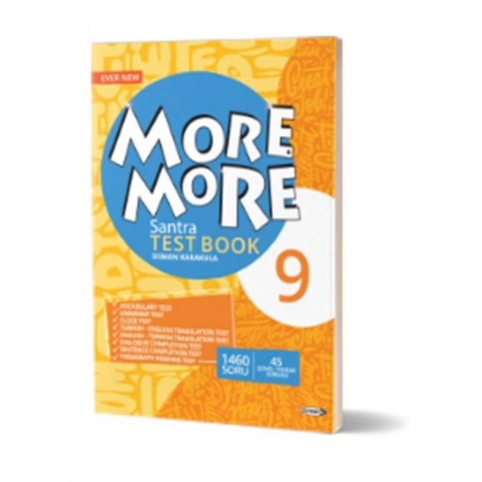 9. Sınıf More More Santra Test Book
