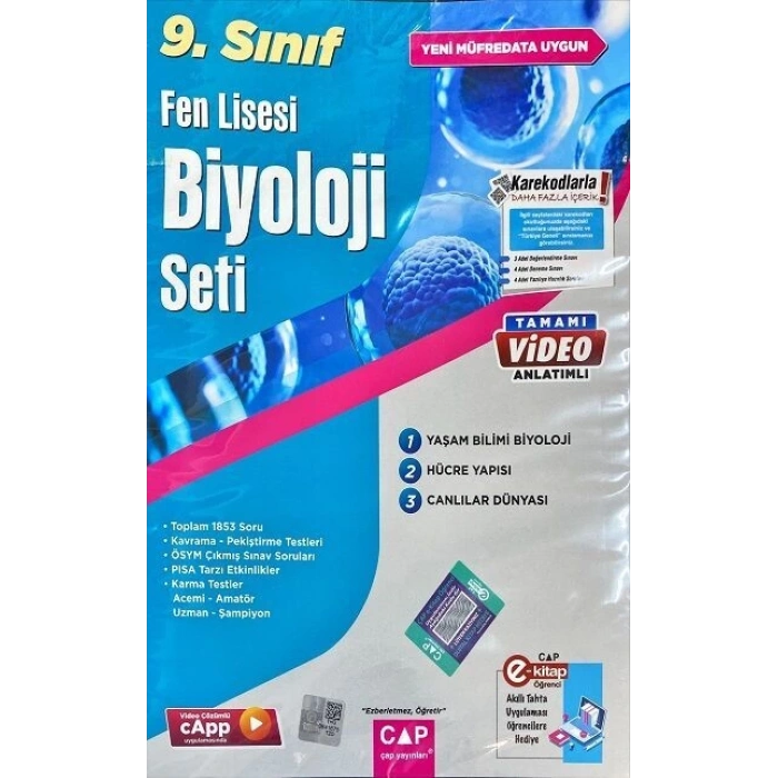 9. Sınıf Fen Lisesi Biyoloji Seti
