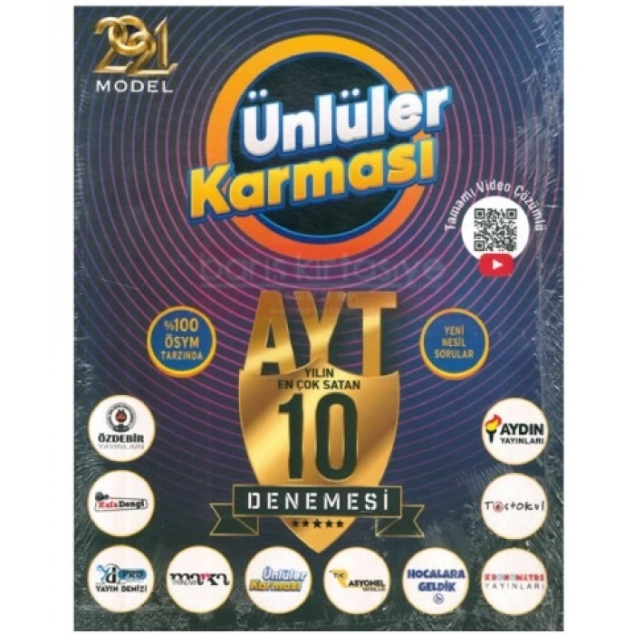 2021 YKS AYT Ünlüler Karması 10 Deneme