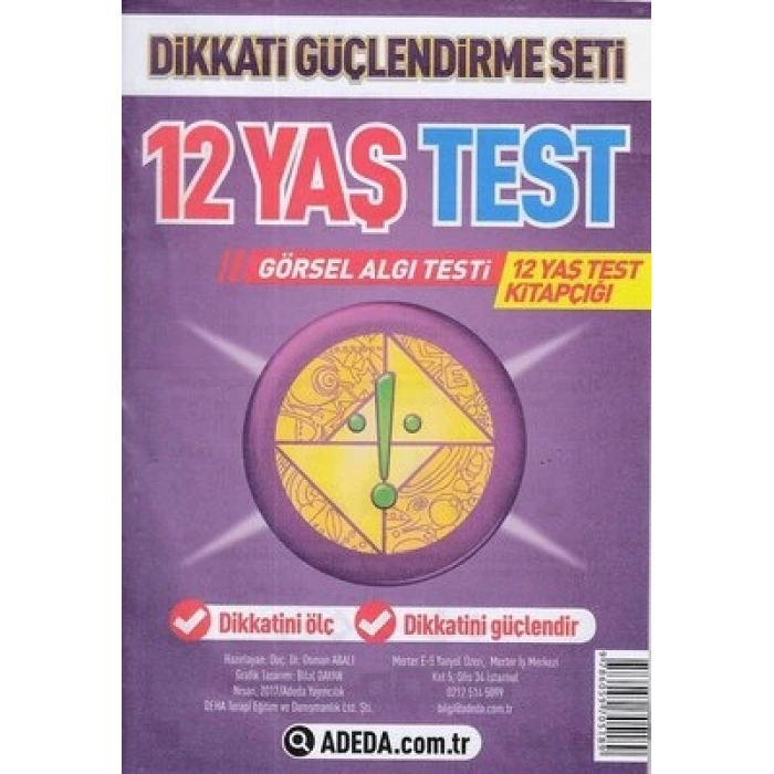 Yeni Neuro-Via Sistemi İle Dikkati Güçlendirme Seti 6.Sınıf Test-Görsel Algı Testi