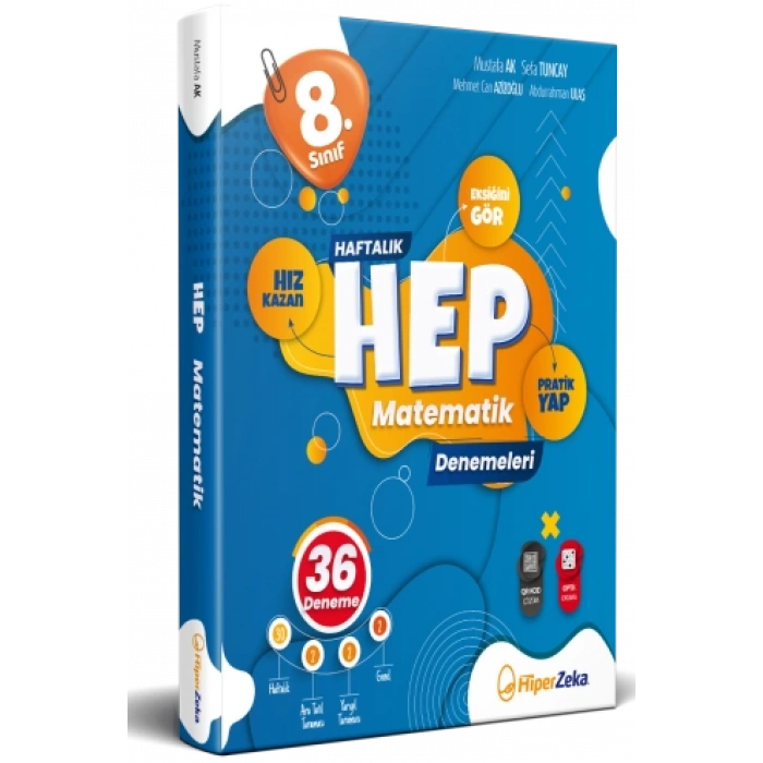 Hiper 8 Hep Matematik Haftalık Deneme Föyleri
