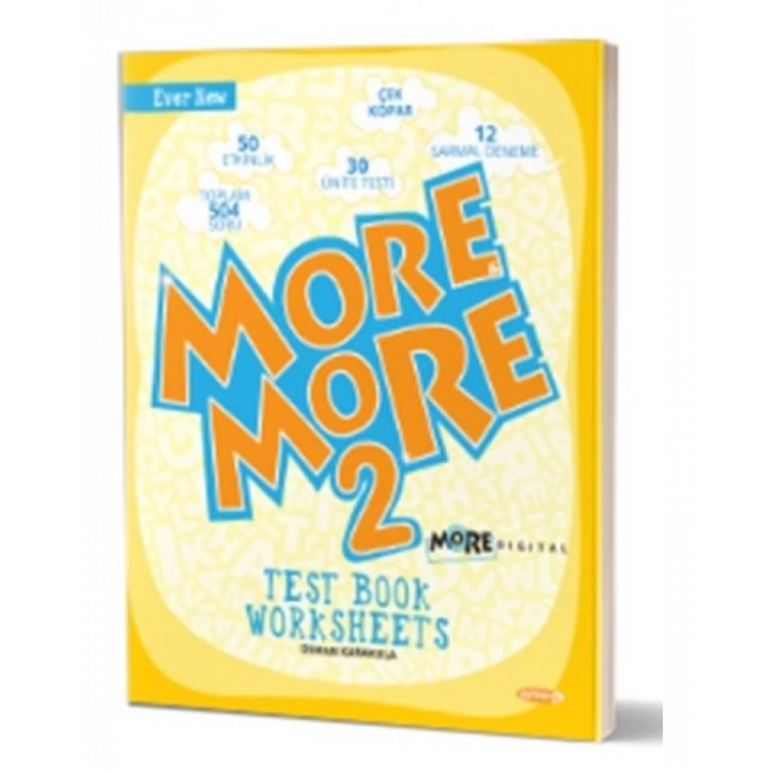 2. Sınıf More and More English Worksheets & Test Book