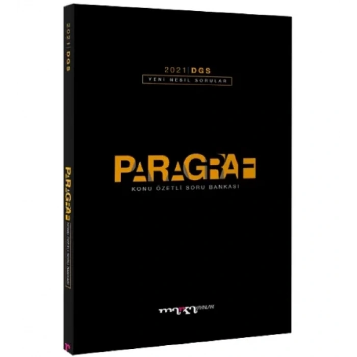 DGS Paragraf Konu Özetli Soru Bankası