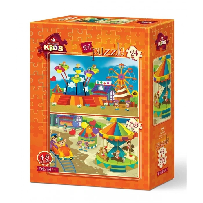 Eğlence Zamanı 2li 24+35 Parça Yapboz