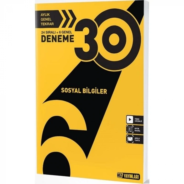 6. Sınıf Sosyal Bilgiler 30 Deneme