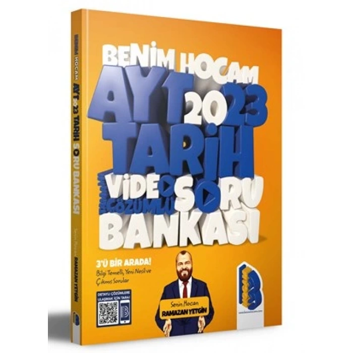 2023 AYT Tarih Tamamı Video Çözümlü Soru Bankası Benim Hocam Yayınları