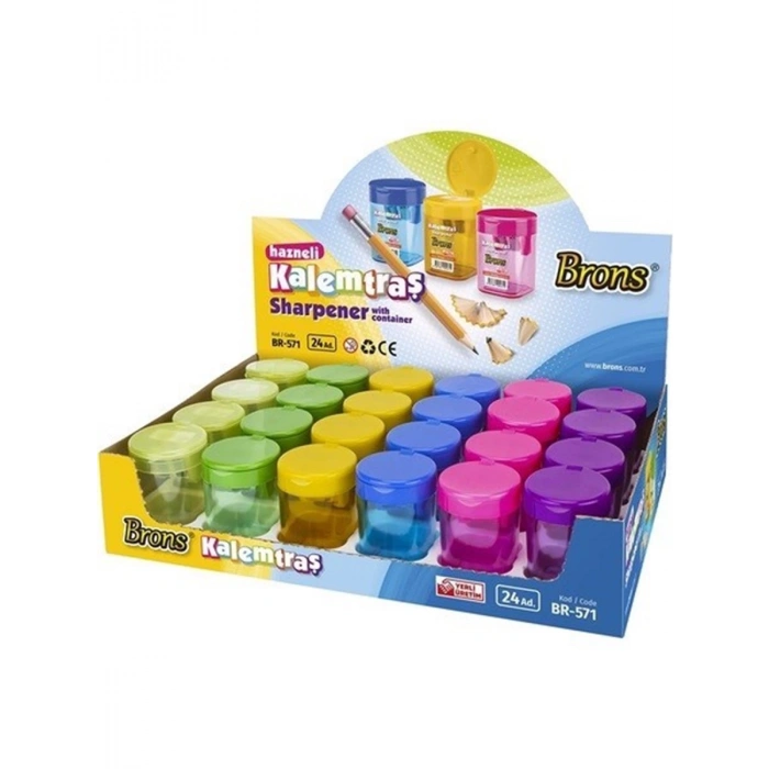 Brons Hazneli Kalemtraş Silindir Br-571