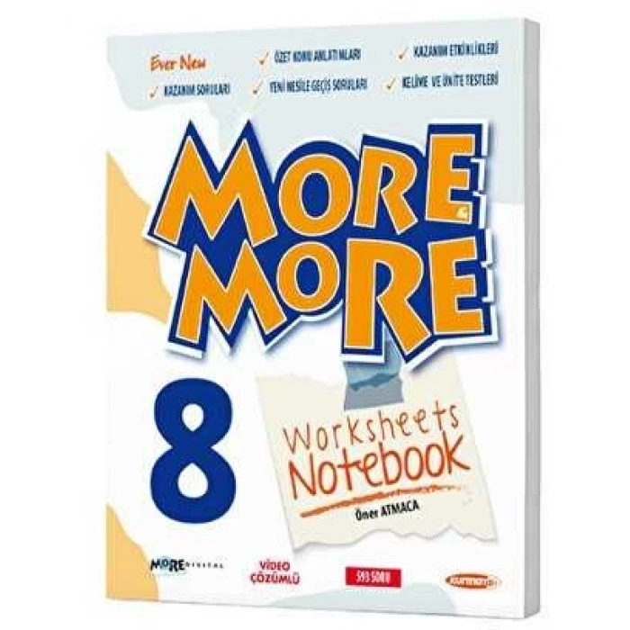 8 More&More Worksheets Notebook