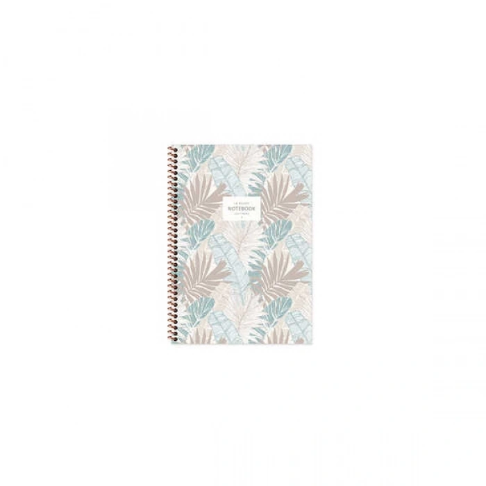 Keskin A6 50 Yp.Çiz.Karton Kp.Spr.La Plume Leaves Defter