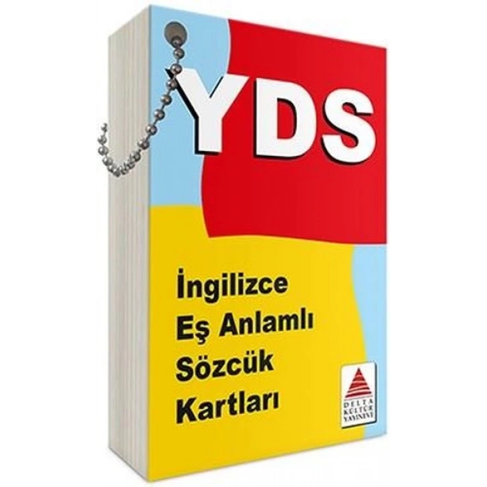 YDS Sınavları İçin İngilizce Eşanlamlı Sözcük Kartları