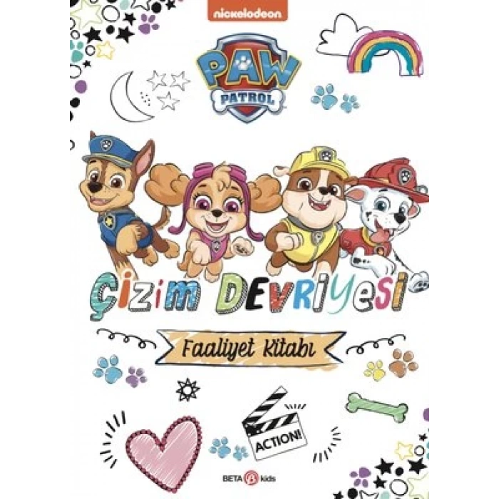 Paw Patrol Çizim Devriyesi Boyama Kitabı