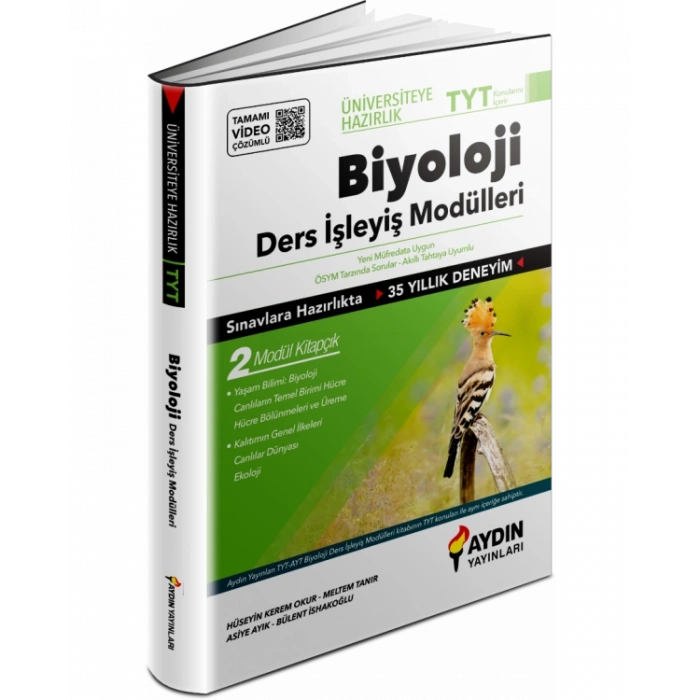 TYT Biyoloji Ders İşleyiş Modülleri Aydın Yayınları