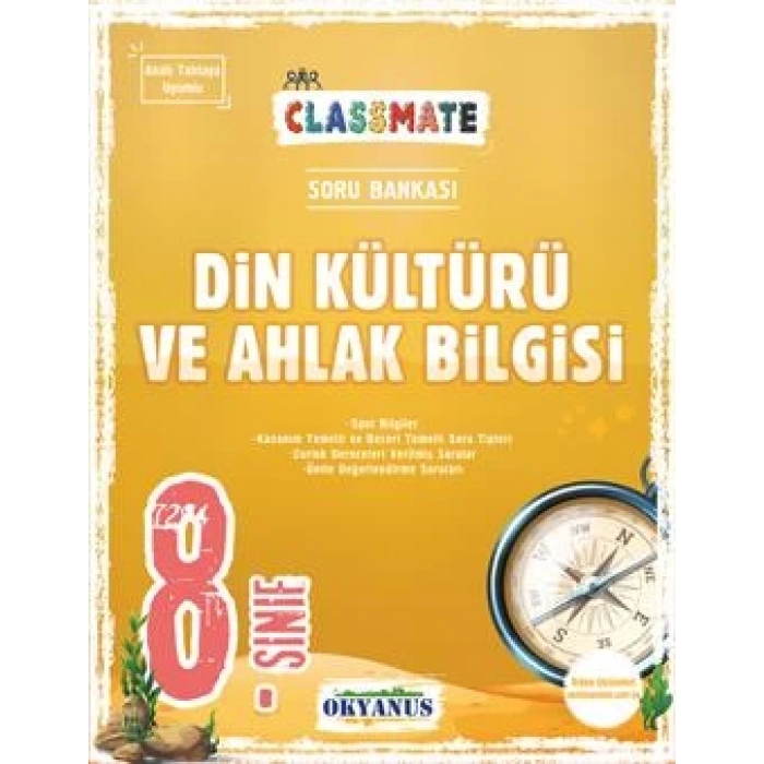 Classmate Soru Bankası 8. Sınıf Din Kültürü Ve Ahlak Bilgisi