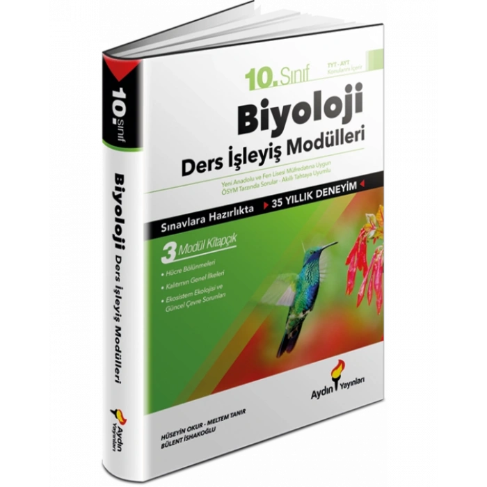 10. Sınıf Biyoloji Ders İşleyiş Modülleri Aydın Yayınları