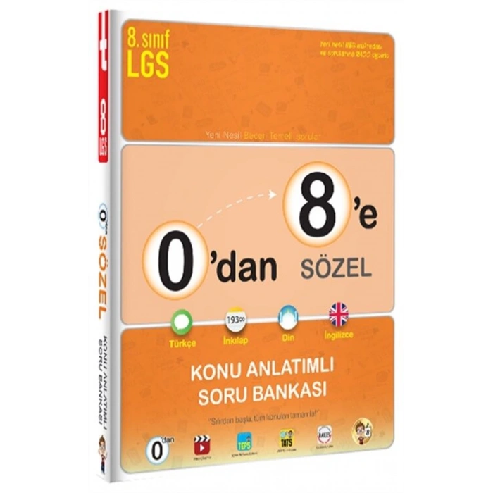 Tonguç Akademi 0 dan 8 e Sözel Konu Anlatımlı Soru Bankası