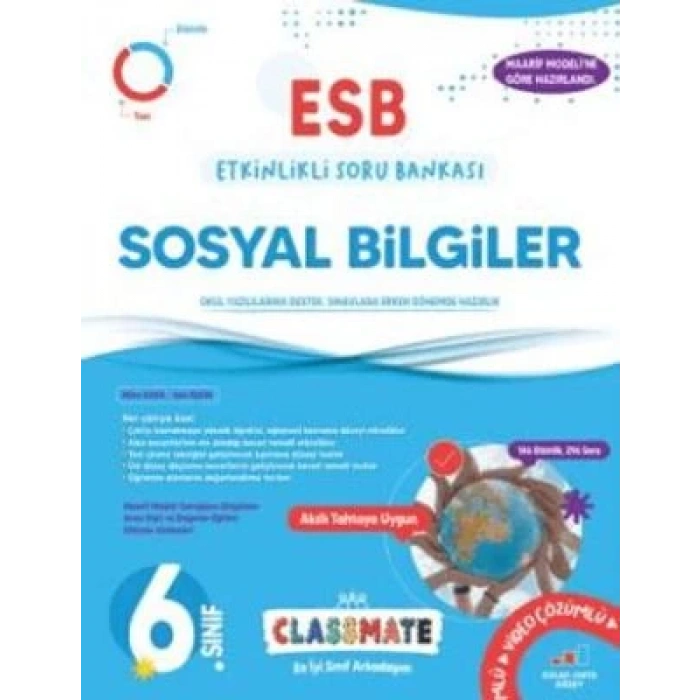 Okyanus Yayınları 6. Sınıf Sosyal Bilgiler Classmate Soru Bankası