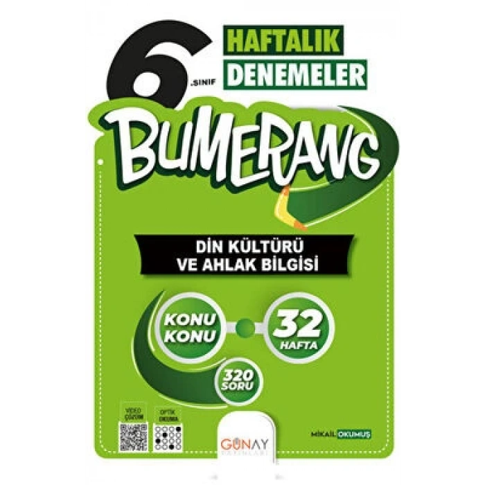 6 Bumerang 32 Haftalık Din Kültürü Denemeler