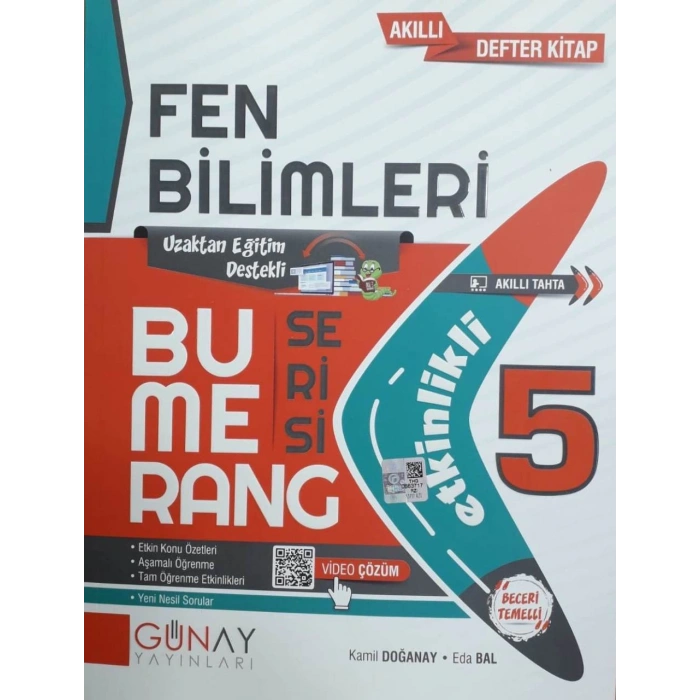5. Sınıf Bumerang Serisi Fen Bilimleri Soru Bankası