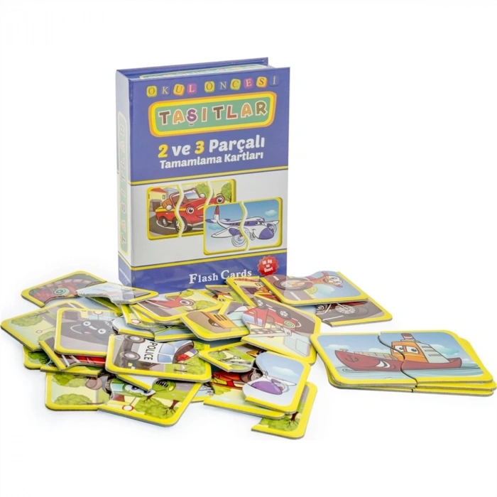 Eğitici Flash Card Taşıtlar