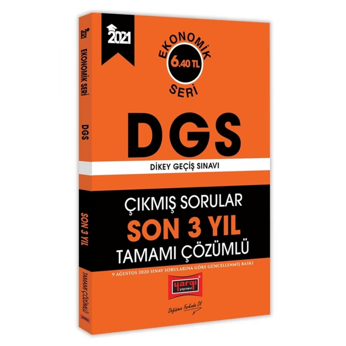2021 DGS Son 3 Yıl Tamamı Çözümlü Çıkmış Sorular Ekonomik Seri