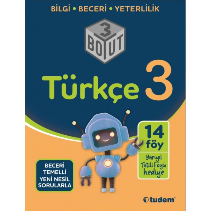 3. Sınıf Türkçe 3 Boyut 14 Föy Tudem Yayınları