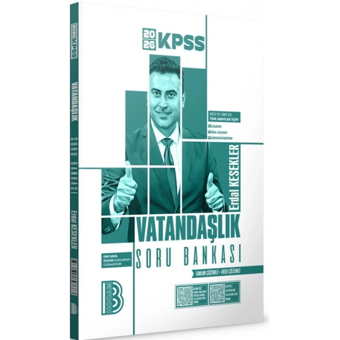 2026 KPSS Vatandaşlık Tamamı Video Çözümlü Soru Bankası