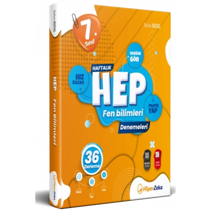 Hiper 7 Hep Fen Bilimleri Haftalık Deneme Föyleri