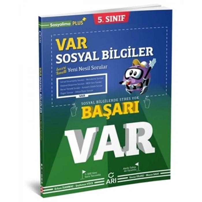 5. Sınıf VAR Sosyal Bilgiler Yeni Nesil Soru Bankası