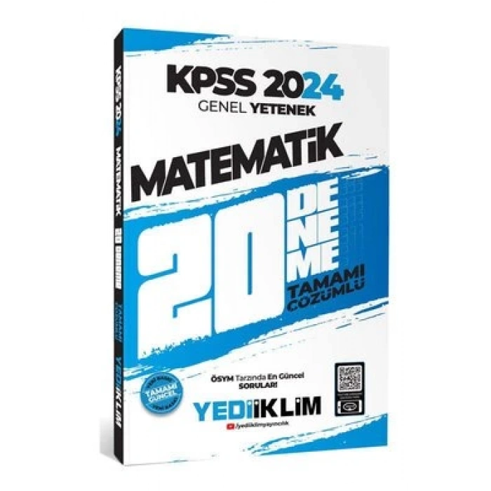 Kpss Gy Matematik Çöz.20 Deneme-2024