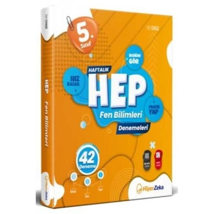 Hiper 5 Hep Fen Bilimleri Haftalık Deneme Föyleri