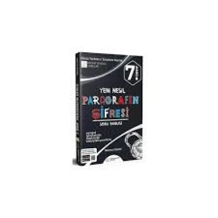 7. Sınıf Paragrafın Şifresi Soru Bankası