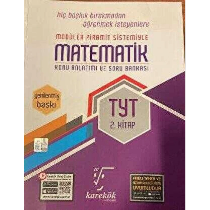 TYT Matematik Konu Anlatımı ve Soru Bankası 2. Kitap