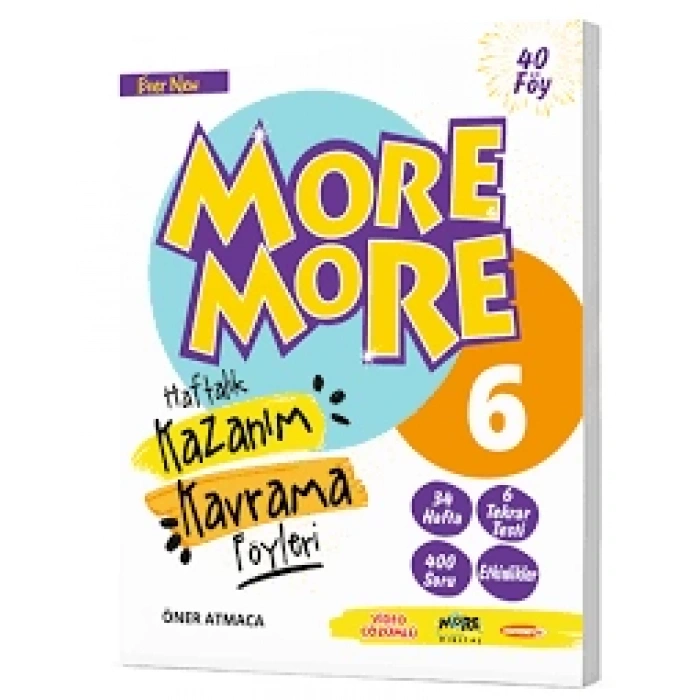 6. Sınıf More More English Haftalık Kazanım Kavrama Föyleri