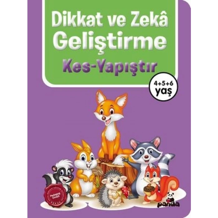 Dikkat ve Zeka Geliştirme: Kes - Yapıştır 4 5 6 Yaş