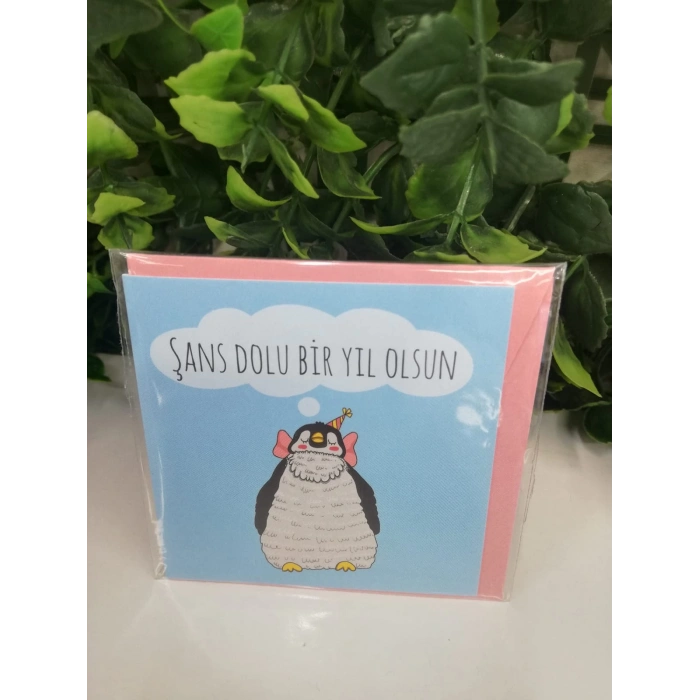 Şans Dolu Bir Yıl Olsun Hediye Kartı-Fark