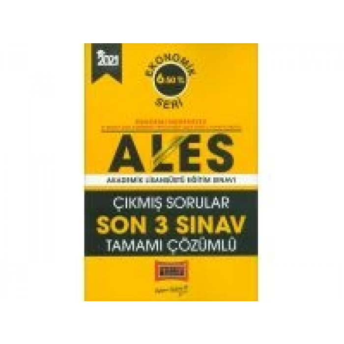 2021 ALES Ekonomik Seri Son 3 Sınav Tamamı Çözümlü Çıkmış Sorular