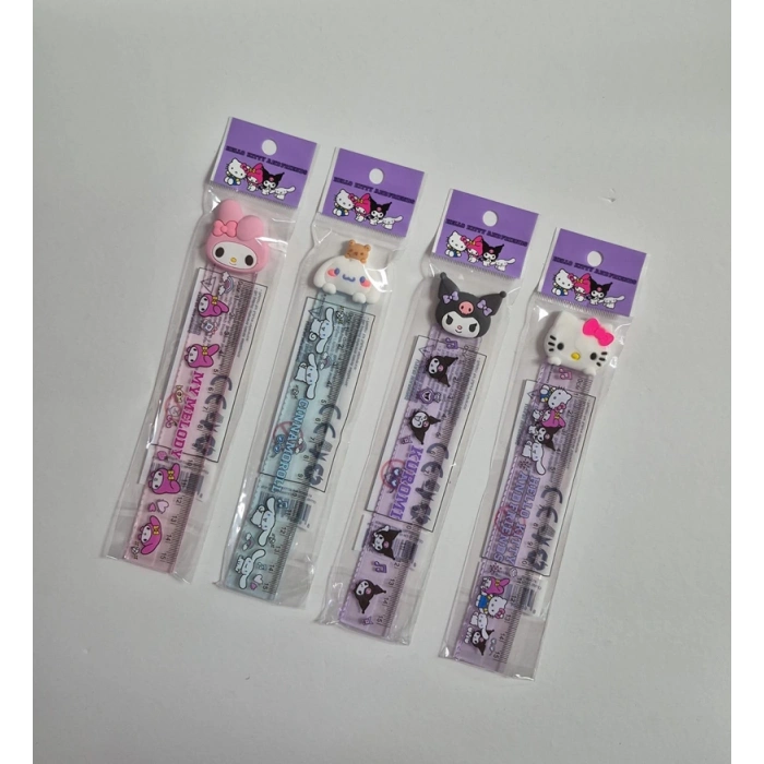 Kuromi & Mymelody & Cınnamorol Cetvel 15 cm